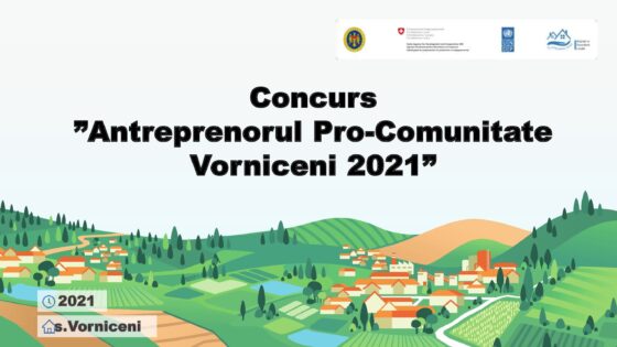 START pentru concursul ”Antreprenorul Pro-Comunitate Vorniceni 2021”